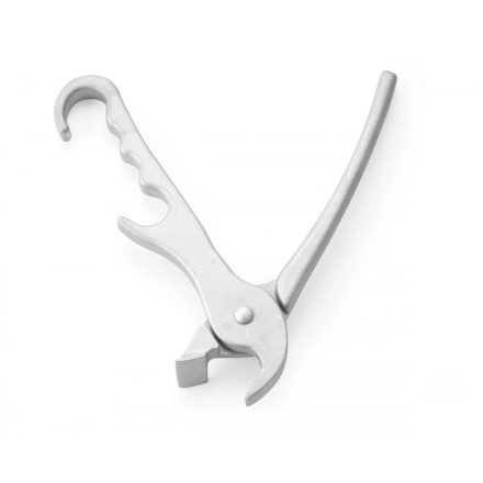 Pizzaforma fogó csipesz 20 cm