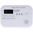 Szénmonoxid érzékelő vészjelző készülék LCD kijelzővel - CO detektor (KATVÉD pozitív listás) 