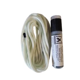   4 mm kályha és kandalló tömítőzsinór javítószett 3 méter