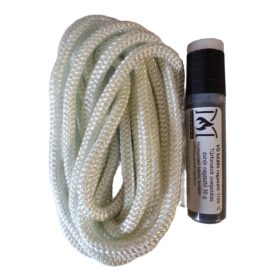   6 mm kályha és kandalló tömítőzsinór javítószett 3 méter