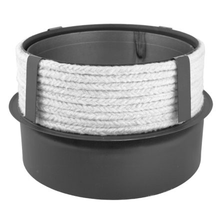 bekötő átmeneti idom kerámia kéményhez 220-200 mm acél